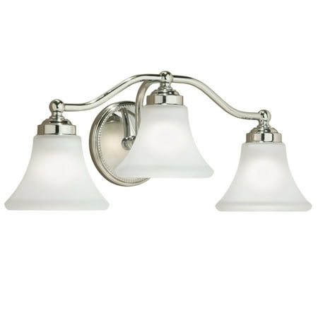 

Norwell Lighting 9663 Soleil 10 Tall 3 Light Bathroom Vanity Light - Chrome