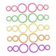 thumbnail image 4 of Marcadores de punto multicolores, herramienta de costura, multifunción, hechos a mano, suaves, de ganchillo, kits de manualidades para tejer, abuelas., 4 of 8