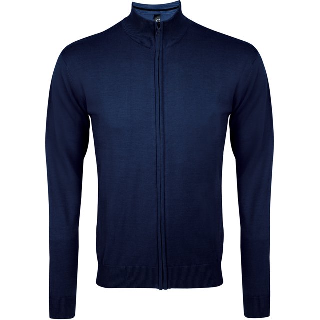 SOLS - Chaqueta de punto / Rebeca con cremallera completa Gordon para hombre caballero (Azul Marino) SOLS UTPC504_navy