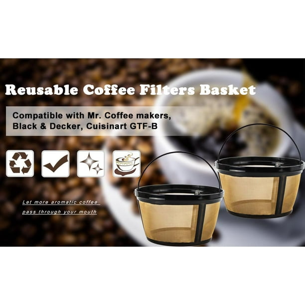 Filtre à café souple réutilisable - Résistant et durable en maille