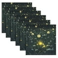 thumbnail image 6 of WOBOGO Fireflies in Dandelions Cloth Napkins 1 Piece Soft Elegant Touch Durable Absorbent Quick Drying for Elegant Dining, 6 of 8