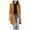 Yellow, variant on Baberdicy Women's 3/4 Sleeve Trench Coat, Long Slim Fit Blazer with Pocket And Lapel , 3/4-Sleeve Blazer Coat, Mid-Length Office Jacket, Casual Suit Black L