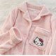 thumbnail image 3 of Conjunto de pijama de franela de Hello Kitty para mujer, ropa de dormir de felpa esponjosa, Tops gruesos, servicio a domicilio, dos piezas, Invierno, 3 of 4