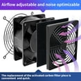 thumbnail image 3 of SXDOOL Solder Smoker Absorber Remover Fan with Speed Controller,Fume Extractor Smoke Prevention,120mm 120V Cooler Adjustable, 3 of 7