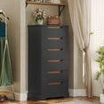 6 Drawers Dresser Clothes Organizer for Bedroom, Modern Tall Skinny