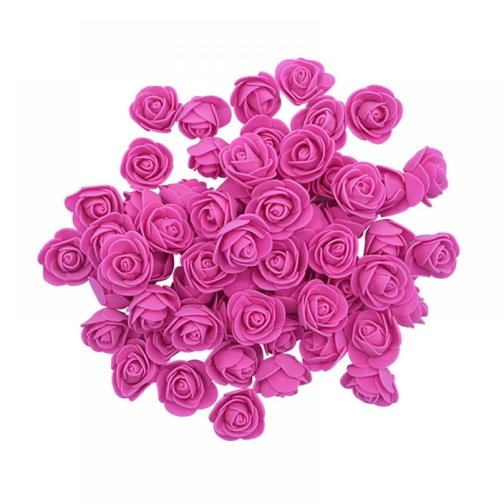 500 Pcs 3.5cm Foam Roses DIY Beautiful Foam Artificial Rose Ornament for Wedding 