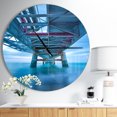 thumbnail image 2 of DesignArt Large Industrial Pier Large Wall Clock, 2 of 2