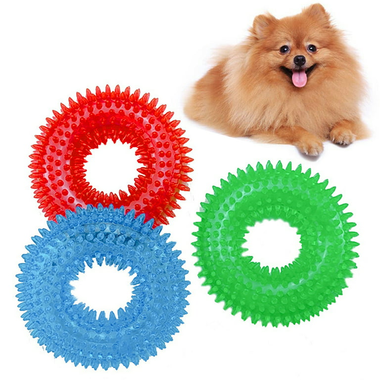 Dogs Training Toy Dog Chew Ring Toys Teeth Cleaning Bite Resistant Dogs Toy