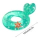 thumbnail image 3 of Swimming Ring Floating PVC Swimming Pool Water Swim Ring Folding Middle Mesh Summer Inflatable Bed, 3 of 5