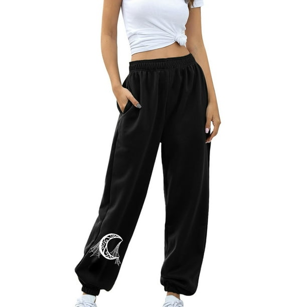  Family Christmas 2023 Sweatpants for Women Plus Size Drawstring  Elastic High Waisted Trousers Winter Thicken Pants Black : Clothing, Shoes  & Jewelry