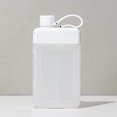 thumbnail image 3 of CSChome Bouilloire de Sport 450ml Bouteille de Sport Résistante à la Chaleur, Étanche, Anti-Chute, Transparente, Créative, Carrée, Plate, pour Sports Extérieurs, 3 of 7