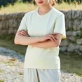 thumbnail image 6 of IhhxPro Tops for Women Performance T-Shirt Moisture-Wicking Quick-Dry Workout Top Loose Fit Breathable Athletic Tee Gym Running Yoga Summer S-3XL, 6 of 6