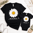 thumbnail image 2 of Mama Mini Daisy Shirt, Matching Mom And Baby Outfit, Mother Daughter Matching Tee, Floral Mama Shirt, New Mom Baby Shower Gift, 2 of 7