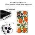 thumbnail image 4 of Poppies Flower Case for iPhone 13 Pro,Aesthetic Colourful Floral Pattern Soft TPU Full Cover Case, 4 of 5
