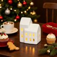 thumbnail image 5 of WYBXZ Lighted Christmas House Decor, Ceramic LED Village Accent for Holiday Tabletop, 5 of 9