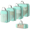 thumbnail image 6 of 5Pcs/set Travel Bag Compression Packing Cubes Lightweight Storage Bag Portable Luggage Suitcase Organizers Zipper Pouch, 6 of 9
