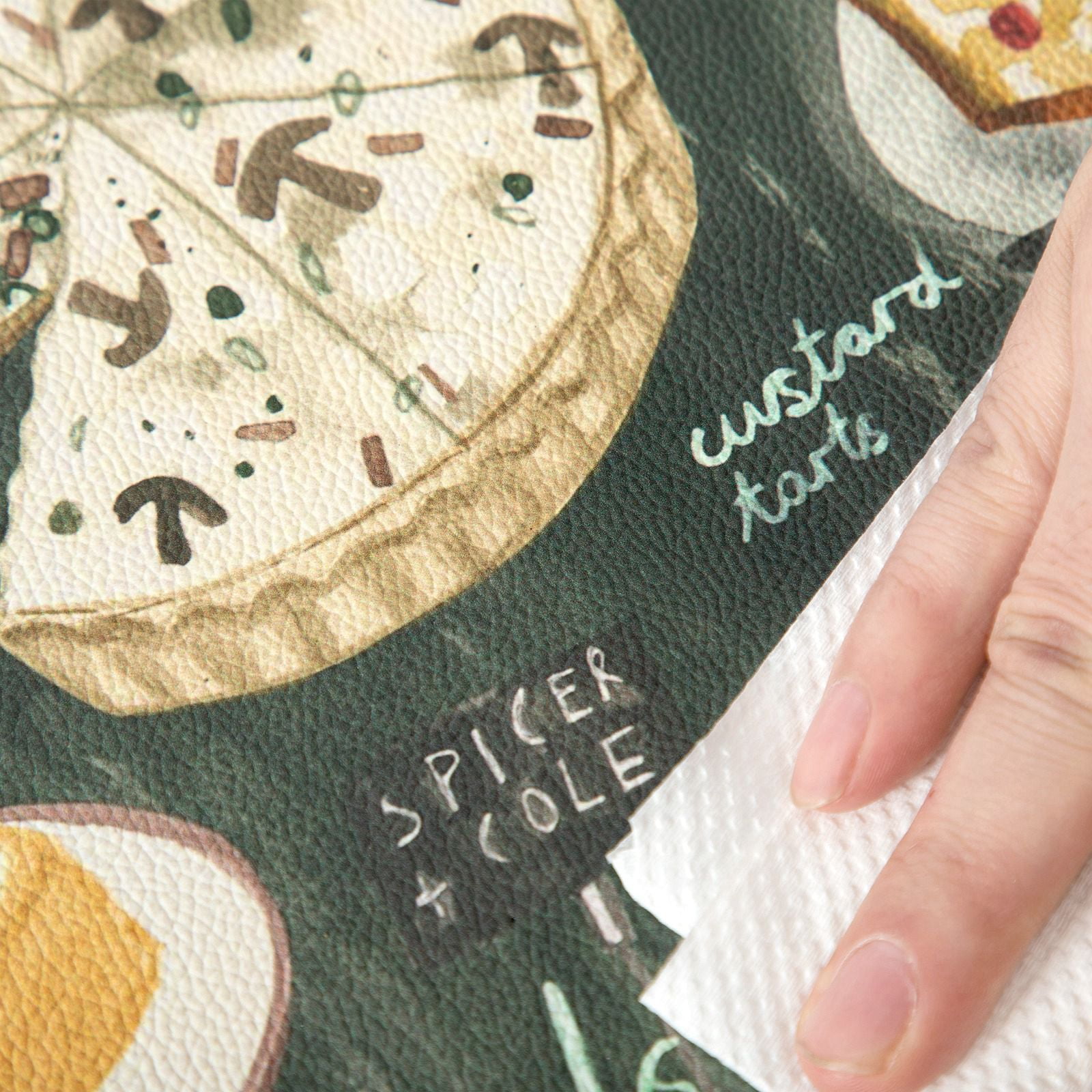 RAY STAR Placemats Set of 4, Vinyl Washable Wipeable Place Mats-12inx18in, Heat Resistant Waterproof Place Mat