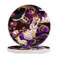 thumbnail image 1 of Posavasos de tierra de diatomeas absorbente Demon Slayer, el aislamiento antideslizante de tierra de diatomeas inodoro protege la superficie de la mesa contra daños Talla única, 1 of 7