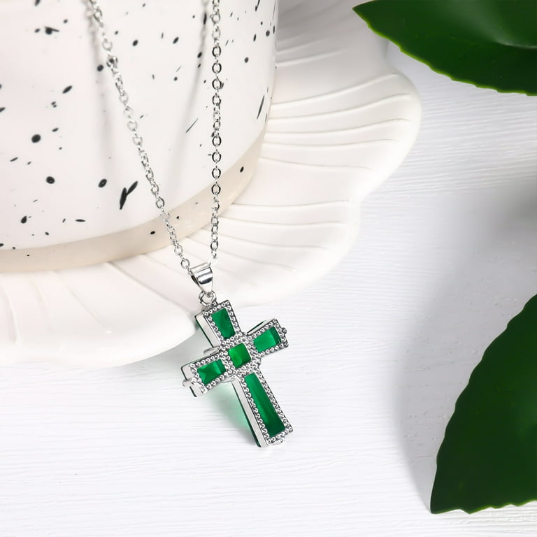 Peoples cross necklace deals