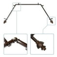 thumbnail image 1 of Giulia 13/16" Bay Window curtain rod 20"-36", 38"-72" - Cocoa,(ABay-04-7), 1 of 4