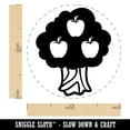 thumbnail image 2 of Apple Tree Fall Autumn Self-Inking Rubber Stamp Ink Stamper - Sky Blue Ink - Medium 1 Inch, 2 of 7