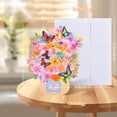 thumbnail image 4 of Tarjeta de felicitación Joyvine ramo de flores 3D emergente, 4 of 7