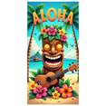 thumbnail image 2 of Tropical Theme Aloha Banner Decorative Design Tiki Decor Beach Guitar Flower for Summer Party Beach Event Outdoor Decoration, 2 of 7