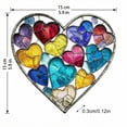thumbnail image 2 of Acrylic Suncatcher Window Hanging Colorful Hearts Valentine Room Decor Housewarming Gift B, 2 of 7