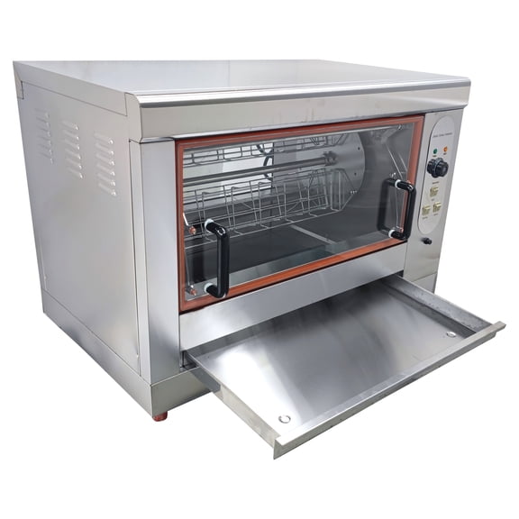 Electric Chicken Rotisserie Machine 220V Desktop Rotary Roaster Rotating Rotisserie Oven