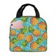 thumbnail image 1 of Easygdp Pineapple Bolsa Térmica Premium - Tela Oxford Impermeable, Gran Capacidad, Bolsillo Frontal, Unisex para Trabajo, Escuela, Actividades al Aire Libre y Picnics, 1 of 8