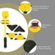 thumbnail image 5 of Juego de 5 piezas para mover muebles de aluminio, color amarillo, con capacidad máxima de 500 kg. Incluye 1 elevador y 4 rodillos deslizantes. Ideal para sofás, camas y electrodomésticos., 5 of 6