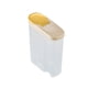 thumbnail image 2 of Recipiente Hermético para Cereales de 2 L, de Plástico Transparente, con Tapas y Compartimentos | Polipropileno Sin Bpa | Organizador de Despensa para Cereales, Harina, Arroz, Aperitivos y Frutos Sec, 2 of 6