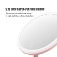 thumbnail image 2 of DOCO DOCO Natural Light Makeup Mirror - 85% Sunlight Simulation, 1000mAh Battery, 3 Light Modes, 90° Adjustable Angle, Compact White Design (Standard Version), 2 of 6