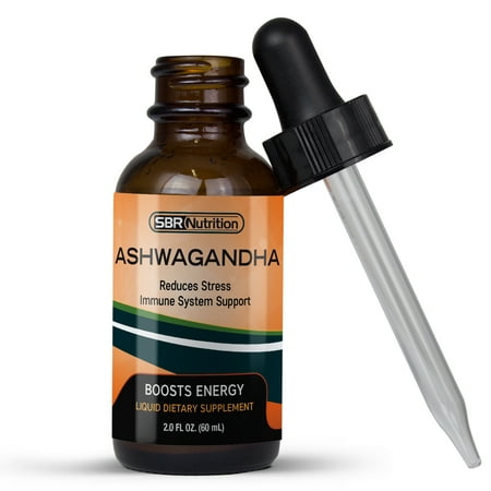 ashwagandha liquid drops, ksm-66 ashwagandha root extract (withania somnifera) adaptogenic ayurvedic, for stress relief, anxiety relief, adrenal support, thyroid support, sleep