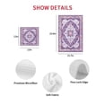 thumbnail image 7 of Purple Boho Kitchen Dish Towels for Drying Dishes Set of 3, Ethnic Geometric Middle Century Art Waffle Weave Microfiber Hand Tea Bathroom Towels Quick Dry & Absorbent Towel 15.7x23.6, 7 of 7