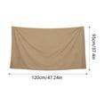 thumbnail image 3 of Swimsuit Cover Up for Girls – Khaki Chiffon Sheer Beach Sarong Wrap, One Size,Size Free Size, 3 of 8