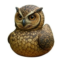 Owl Duck - Funny Animal Duck Figurine Whimsical Animal Ducks Statue Collectible Dashboard Duck for Home Office Desktop Car Dashboard Decoration