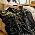 thumbnail image 2 of 40th Anniversary Blanket Gifts Gift for 40th Wedding Anniversary Ruby 40 Years of Marriage for Wife Mom Husband Dad Couple Parents Grandparents Throw Blankets 60Lx50W Inch Gold, 2 of 6