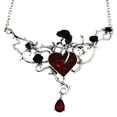thumbnail image 1 of Collier Pendentif Cœur Gothique Collier Charme Bijou Collier pour Halloween, 1 of 10