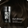 thumbnail image 4 of BOLDIFY Hair Thickening Fibers, Fill In Fine and Thinning Hair, Dark Brown, 12g, 4 of 11