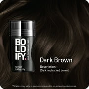BOLDIFY Hair Thickening Fibers, Fill In Fine and Thinning Hair, Dark Brown, 12g