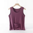 thumbnail image 2 of Timegard Plus Size Tops for Women Sleeveless Round Neck Seamless Comfy Thermal Underwear Casual Tank Tops, 2 of 7