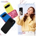 thumbnail image 4 of KOMI for Google Pixel 9 Pro XL Case, Silicone Phone Case with 1 Screen Protector, Soft Anti-Scratch Microfiber Lining, Full Body Shockproof Slim Cover Support Wireless Charging, Black, 4 of 5