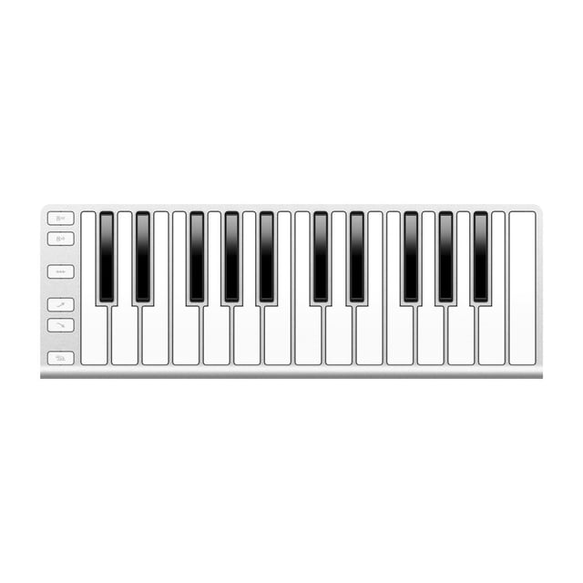 Xkey - driver de teclado MIDI USB 25 - Marco de aluminio ultrafino estilo Apple, 25 teclas sensibles