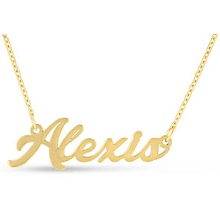 - Alexis Nameplate Necklace In Gold