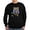 Black, variant on CafePress - Wild Owl Sweatshirt - Classic Crew Neck Sweatshirt
