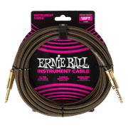 Ernie Ball 18ft Braided Instrument Cable Pay Dirt PO6432