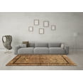 thumbnail image 3 of Ahgly Company Indoor Rectangle Abstract Brown Contemporary Area Rugs, 8' x 10', 3 of 4