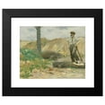 thumbnail image 2 of Jean François Raffaëlli 14x12 Black Modern Framed Museum Art Print Titled - The Lumberjack, 2 of 5