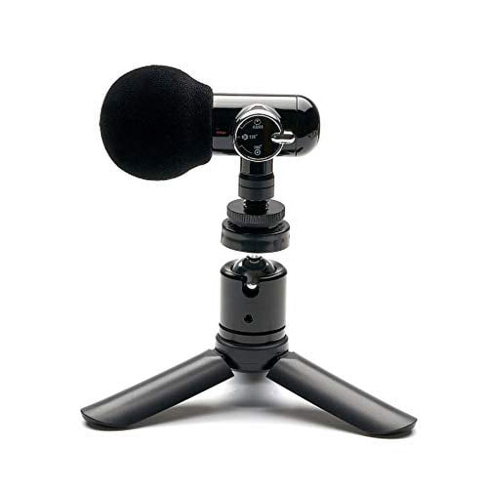 ORANGEMONKIE / Q-Mic (All-in-One ASMR Direct Omni 360? Microphone, 2 Tripod, 4 Cables, Phone Holder, Case) / Smartphone, DSLR Video Recording Kit for YouTube, TikTok, Vlogging, Filmmaker
